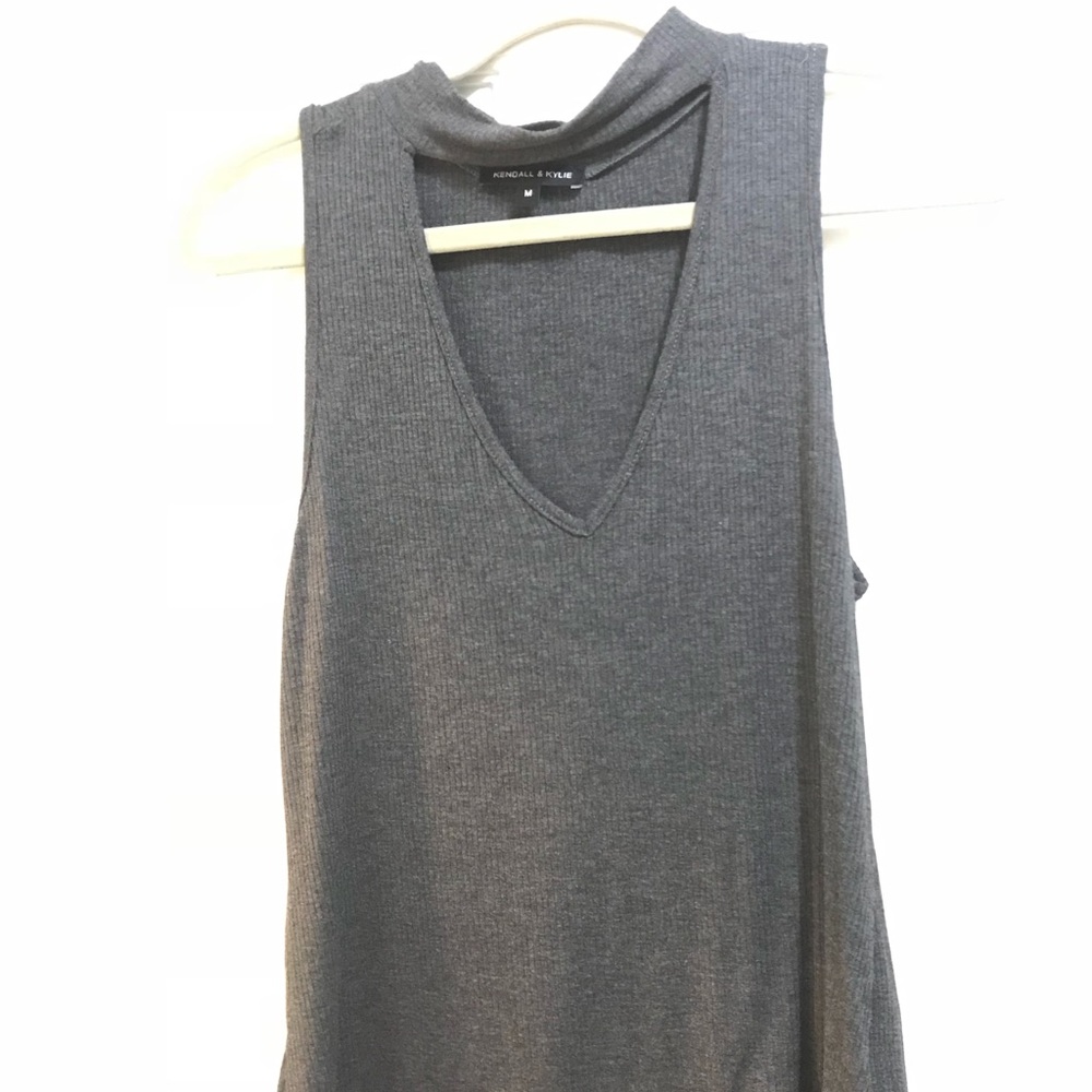Grey knit shirt